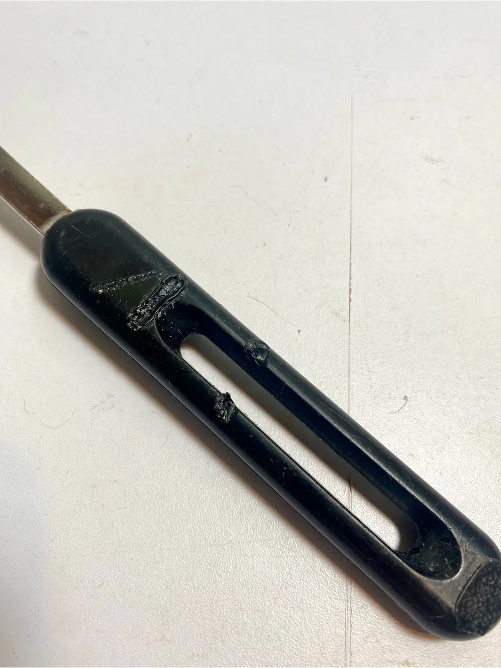 Vintage Bonny USA Slotted Spatula Turner Black Nylon Kitchen
